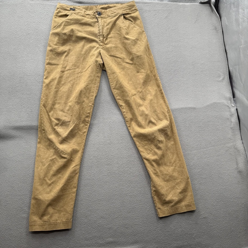 Patagonia Pants Mens 30x30 Brown Hemp Canvas Straight Leg Stretch Casual Travel